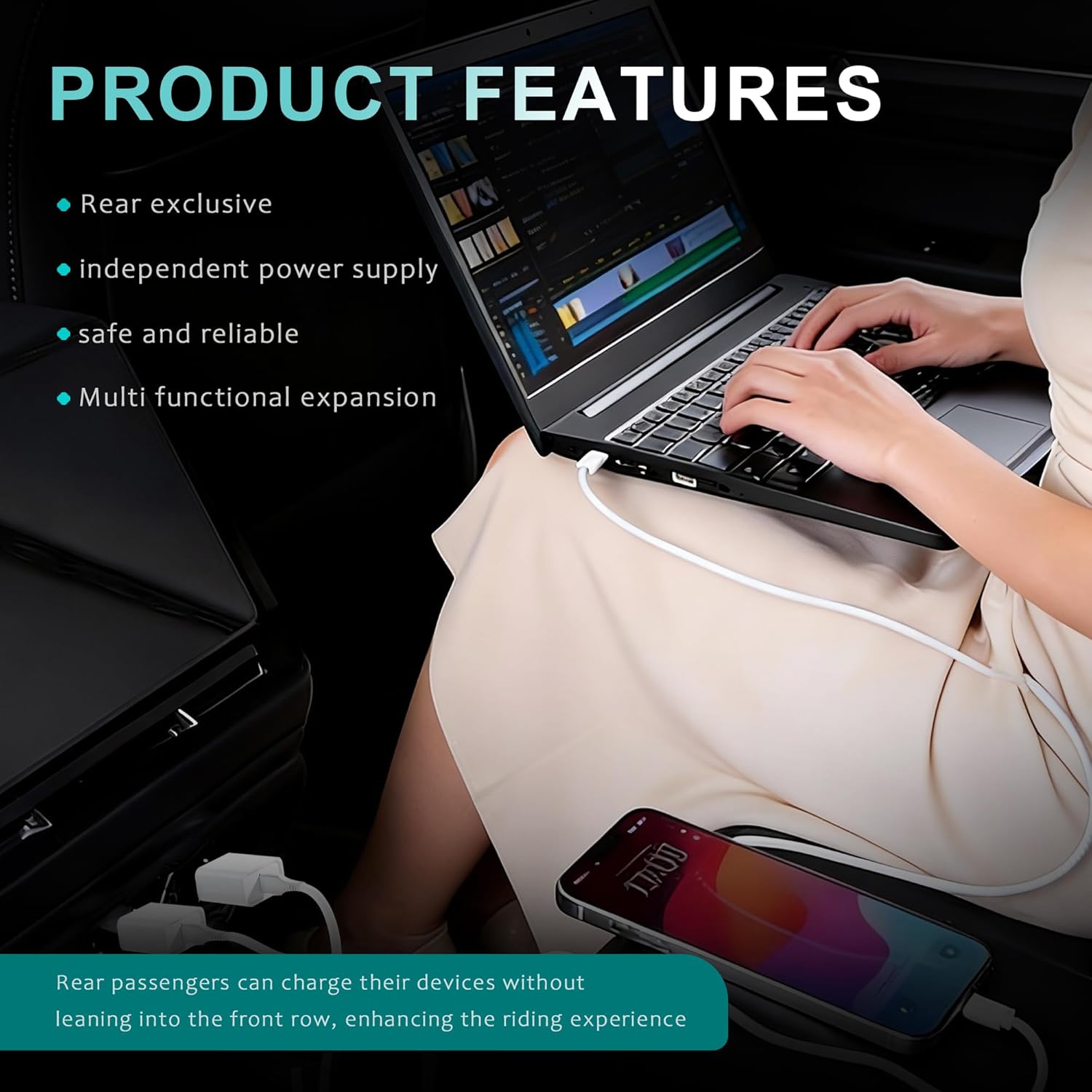 13525889 Console USB Connector Auxiliary Jack Adapter Compatible with Chevrolet Silverado 1500 2500HD 3500HD GMC Yukon