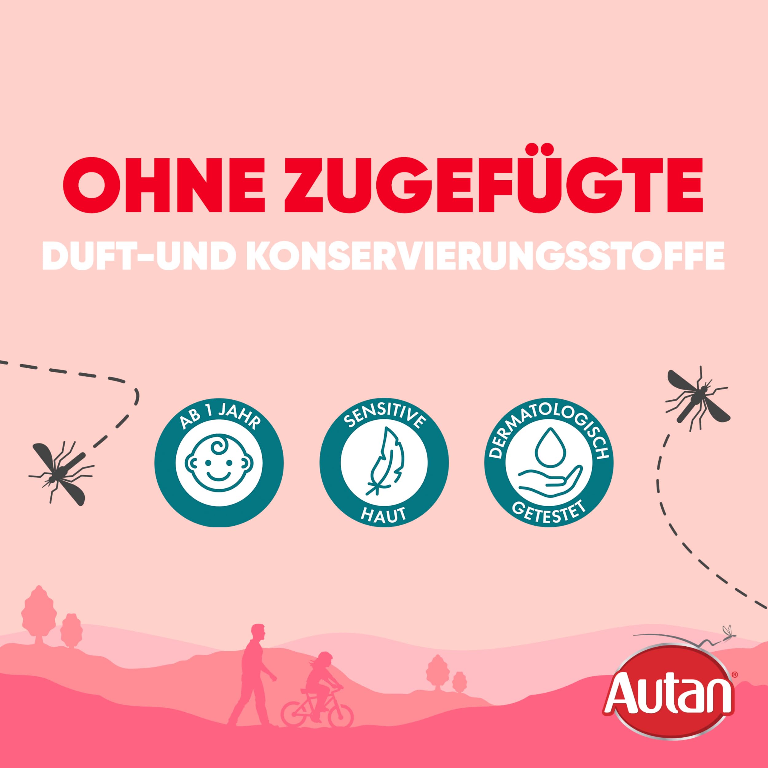 Autan Kids Pumpspray, Effektiver Insektenschutz gegen Mücken und Zecken, Mückenschutz, Travel Ess... Ansicht 6