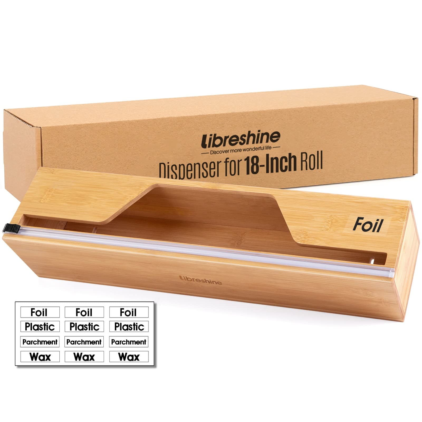 Buy Libreshine Extra Long Aluminum Foil Dispenser with Cutter