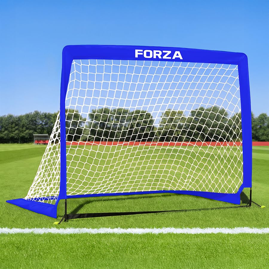 FORZA Square Pop-Up Football Goal [6 Sizes] (Electric Blue, 7ft x 5ft, Single Goal) — image 1