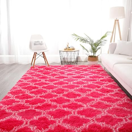 Amazon Dlawf ラグ 3畳 2畳 バラ色 北欧 ふわっと手触り シャギーラグ 洗える 滑り止め 防音 オールシーズン おしゃれ じゅうたん ラグマット カーペット 絨毯 遊び毛防止 ホットカーペット 0 300 洗濯機ok 防カビ 防ダニ 洗濯可 1 5畳 長方形 ラグ カーペット