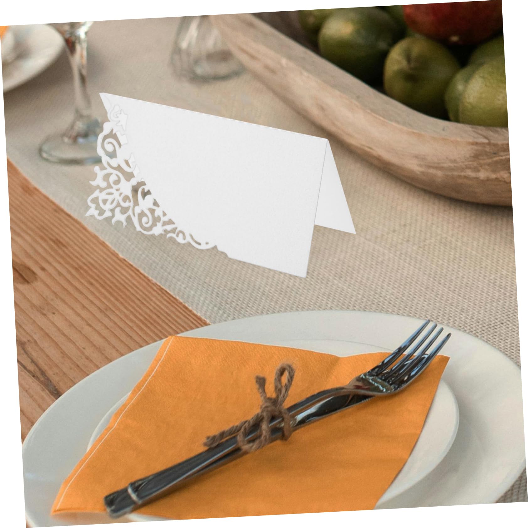 SEWACC 300stücke Tischkarten Für Hochzeiten Kreative Platzkarten Mit Filigranem Design Für Elegante Feiern Und Veranstaltungen Geeignet Für Restaurants Cafés Und Feste