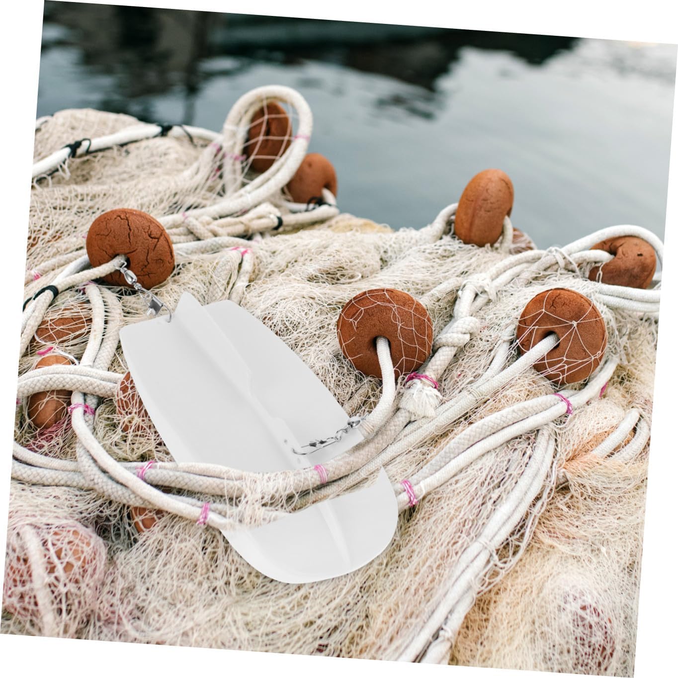1pc Planer Dive Board Fishing Trolling Board Planer Artificial Bait White Plastic Boat Sea Fishing Accessory Tool