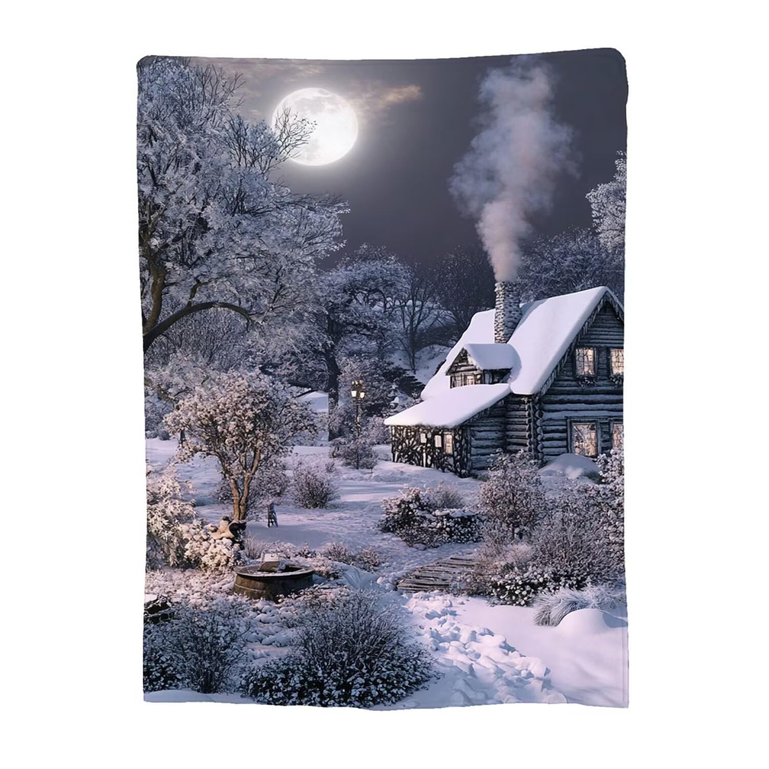 Couverture flanelle 130x150cm moelleuse toutes saisons pour la maison