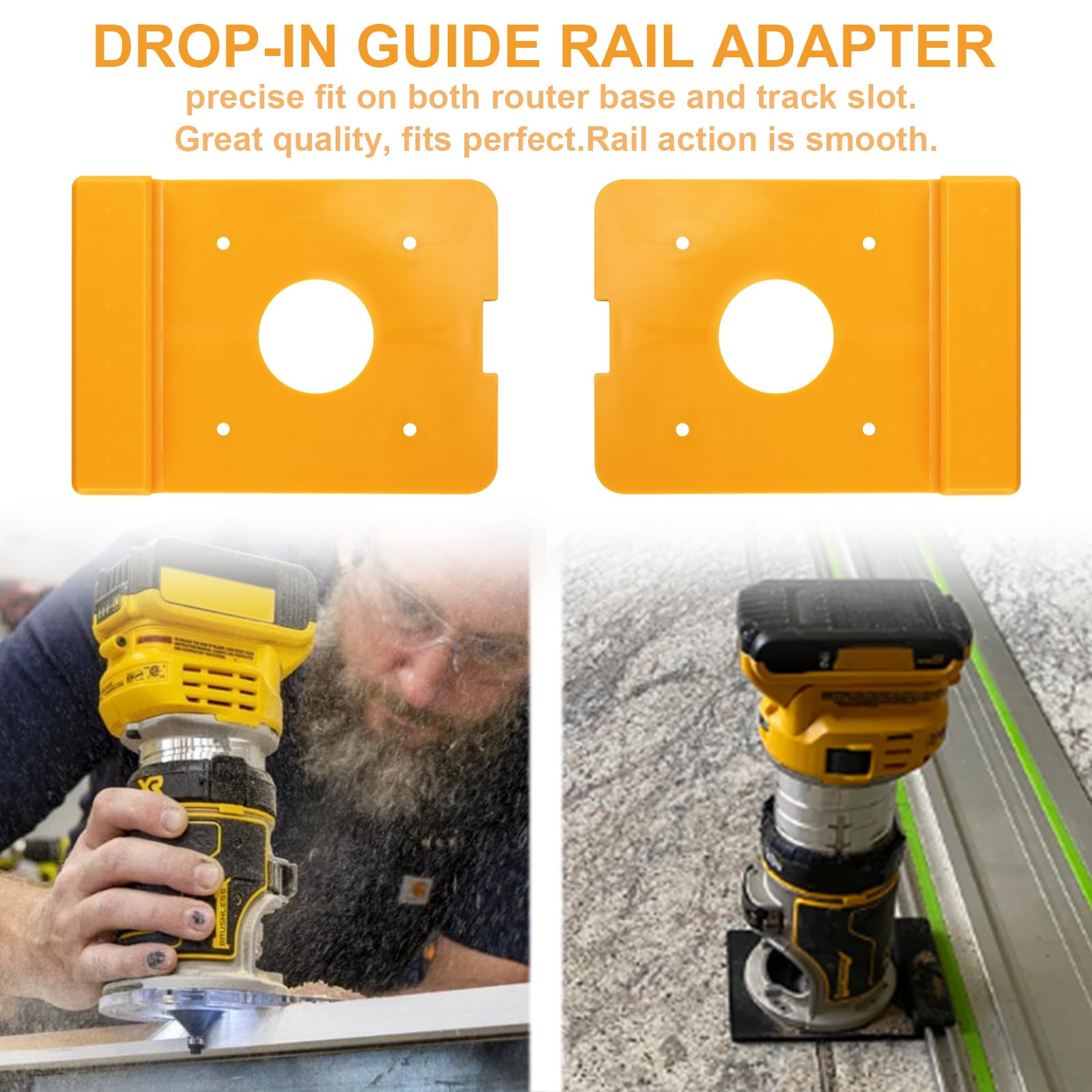 Track Saw ToolCurve Guide Rail Adapter For Makita Trim Routers ...