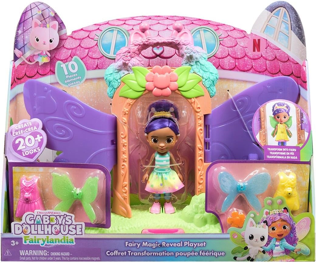 Playset Closet Fashion Fairyland, Gabbys Dollhouse, Sunny
