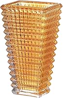 Vista 34 de MCMCNCUIU Juego de 4 jarrones de cristal, jarrones de cristal ámbar, jarrón de cristal para centros de mesa, moderno florero para sala de estar