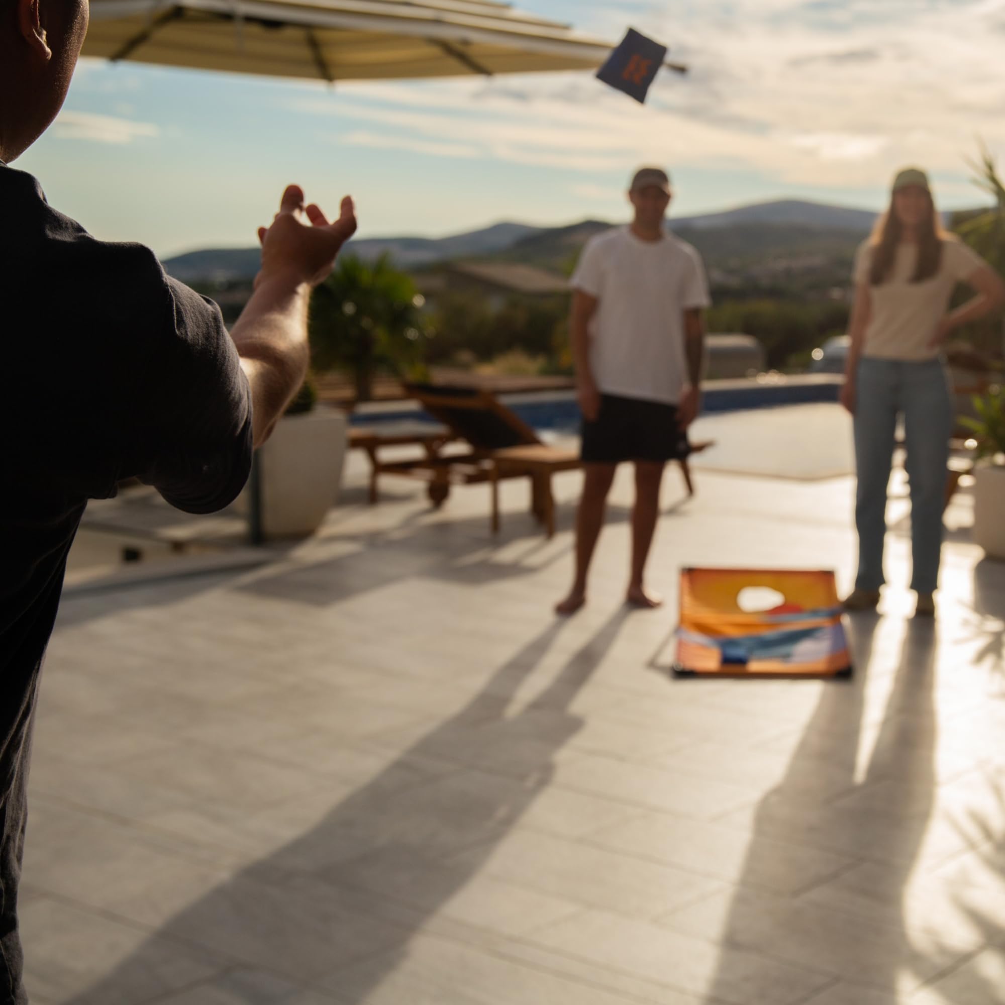 Waboba Cornhole Spielset - Leichtes Reisespiel für Outdoor-Spaß