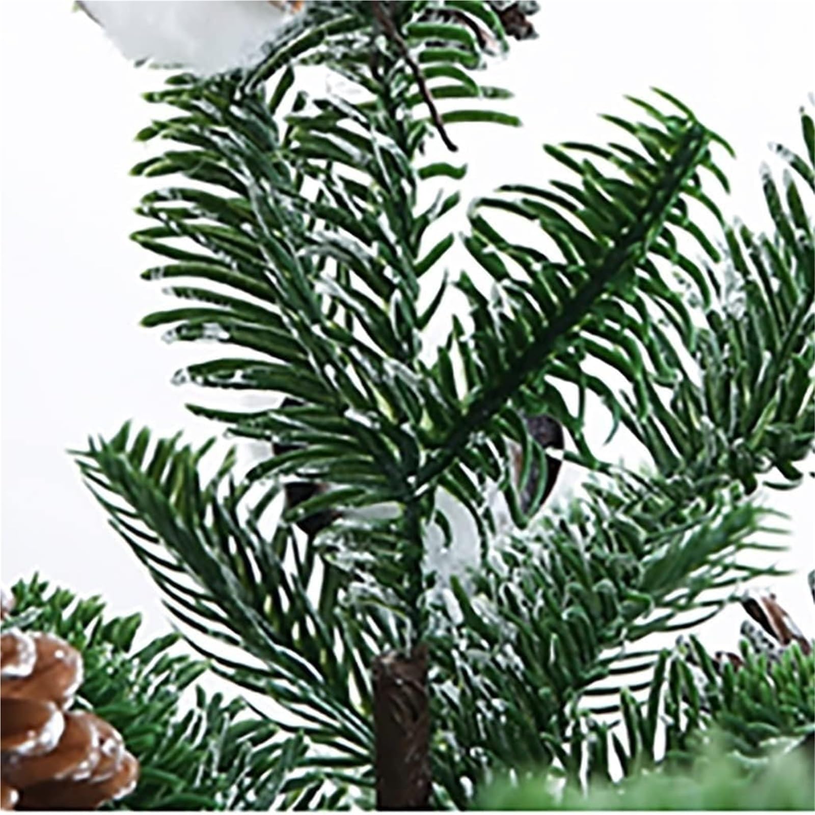 Piccolo albero di Natale da tavolo da 17,7 pollici, decorazioni artificiali for alberi di Natale for la casa Piante artificiali