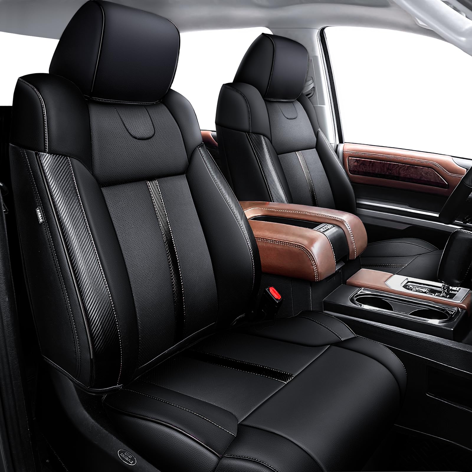 Carlimeki Leather Seat Covers (CrewMax 2014–2021)