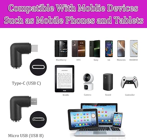 Miniatura 10 de Cable de carga de alimentación USB a CC con conector de barril de CC de 12 piezas, puntas de adaptador de corriente universal para computadora