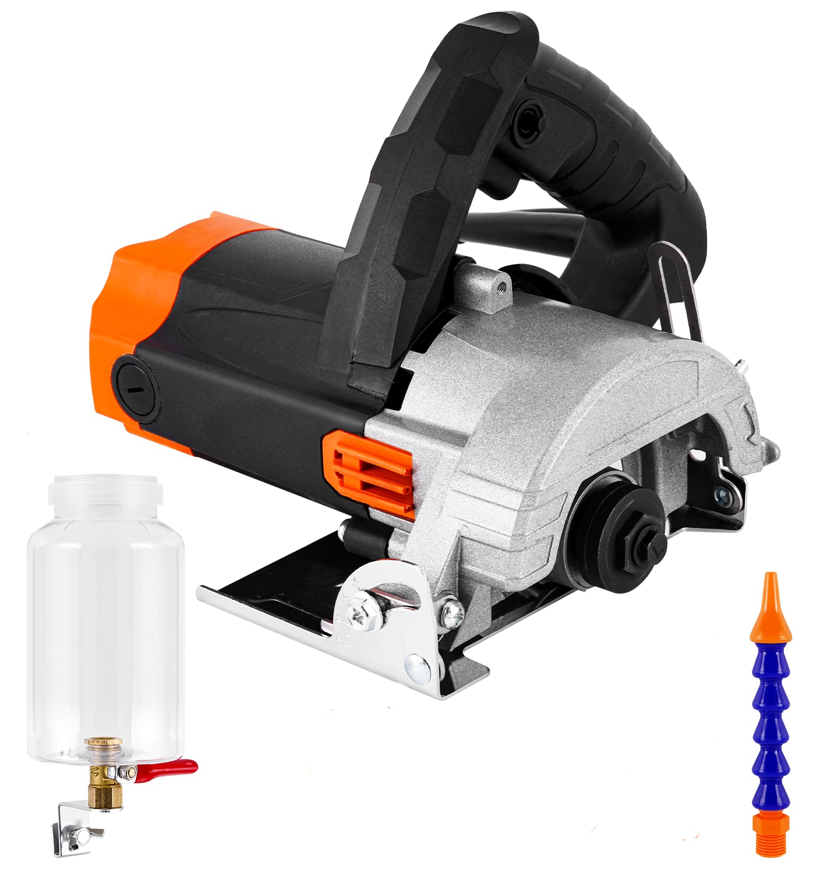 MXBAOHENG 1000 W Cortadora de Azulejos Electrica sin hojas 0-45 grados Maquina de Cortar Azulejos con agua con depósito de agua extraíble, adaptada para azulejo de cerámica (adaptada 100-110mm hoja)