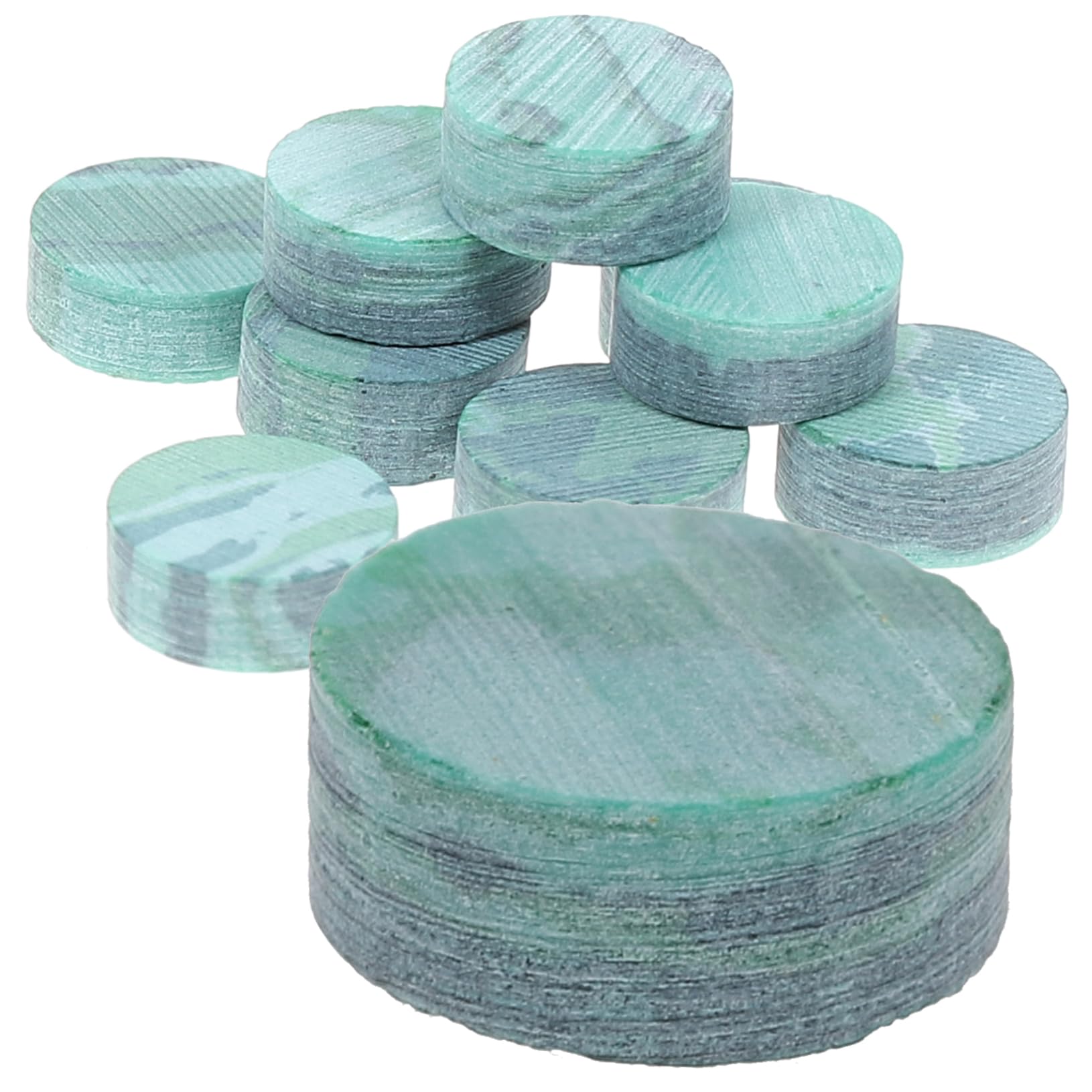 BESPORTBLE 10pcs Abalone Inlay Dots for Guitar Ukulele Mandolin Banjo Durable Fingerboard Dots Decoration for and Enhancement of Instrument Aesthetics