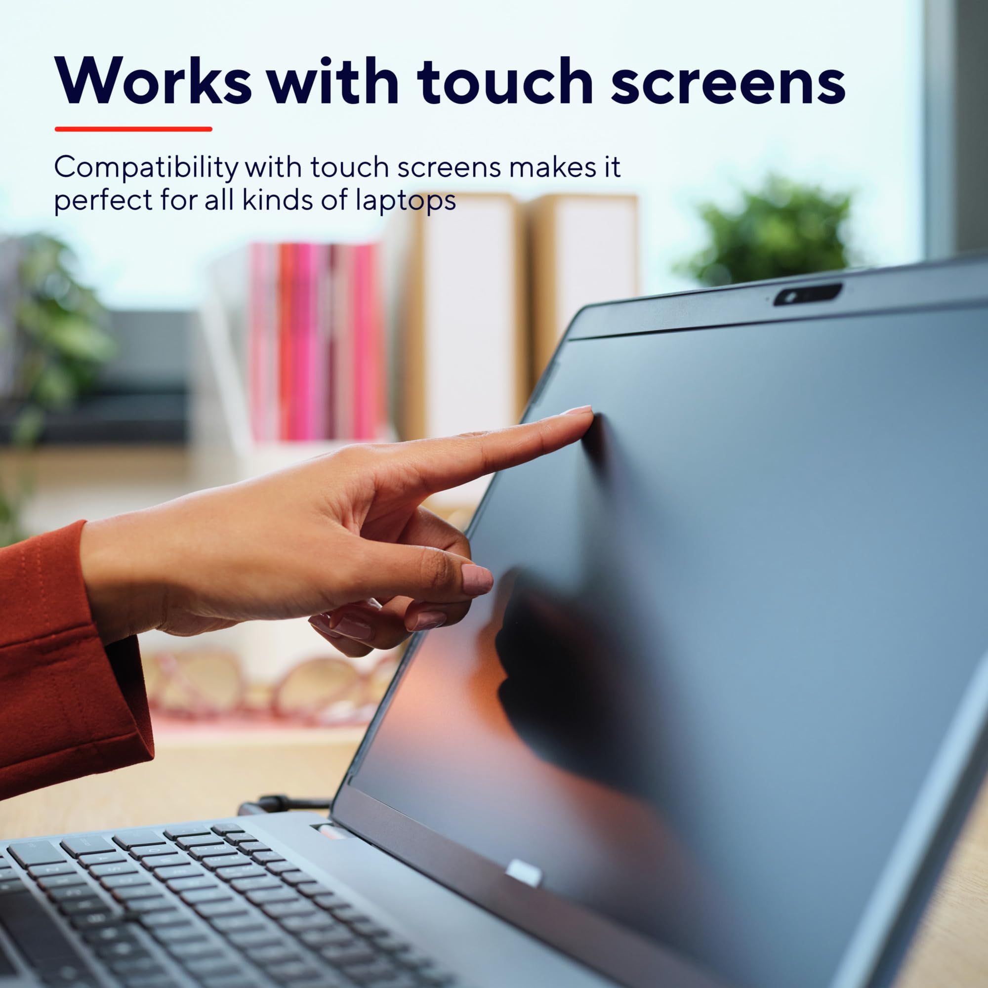 Trust Primo Filtro Privacy Laptop 15.6 Pollici, Pellicola de Protezione con Filtro per Luce Blu, Angolo di Visione 60°, Proteggi Schermo Antiriflesso e AntiGraffio per HP Lenovo Acer dell ASUS