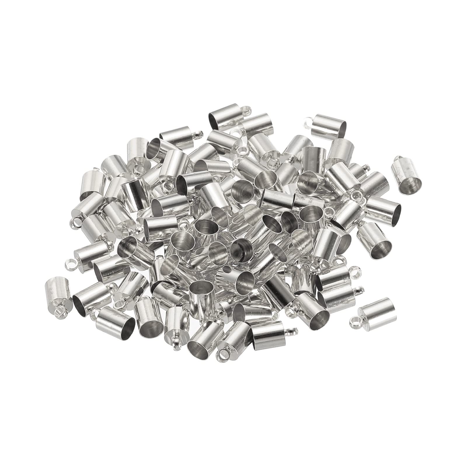 Perles Kumihimo et embouts pour finir proprement un cordon en cuir ou un pompon