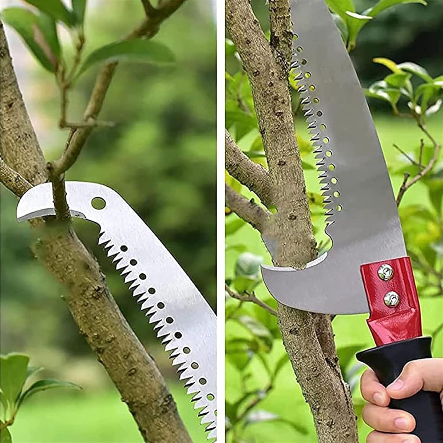 Manual Pole Saws Tree Trimmer with Adjustable Pole Tree Pruner Pole Saw Manual Extendable Long Tree Pruner Extendable Pole Pruning Saw