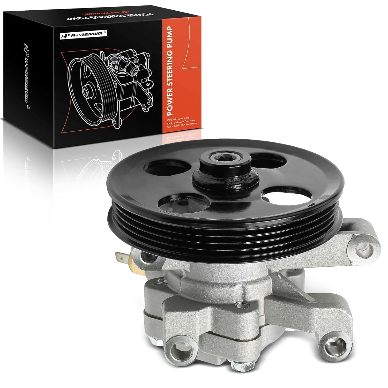 Bomba de Direção Hidráulica A-Premium com Polia, Compatível com Mazda CX-9 2007-2015, 3.5L 3.7L Gas, Substitui # LF2432650C, 9900704