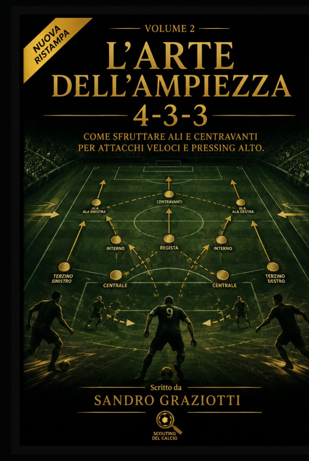 L’Arte dell’Ampiezza – 4-3-3: Come sfruttare ali e centravanti per attacchi veloci e pressing alto. (I MAESTRI DEL CALCIO TATTICHE E STRATEGIE VINCENTI)