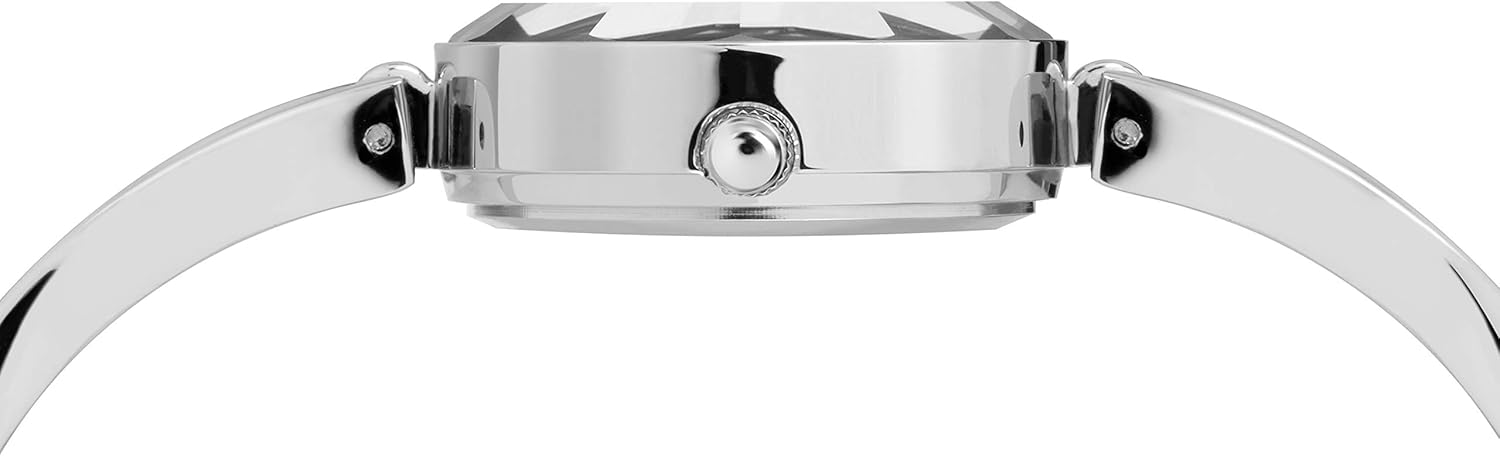 Timex Women's Dress Faceted Crystal 26mm Watch Silver-Tone image 2 of 3 B07PNYFH5K