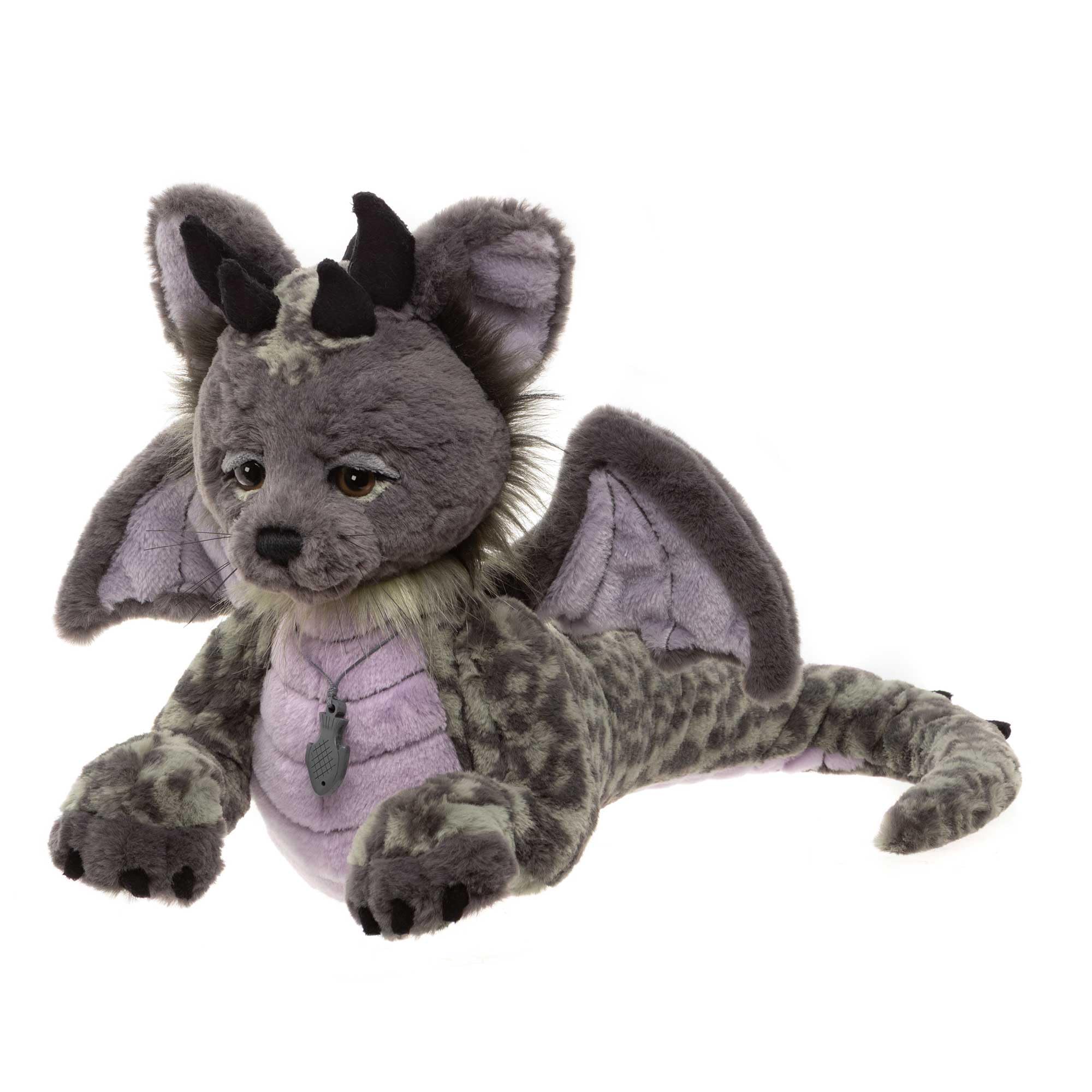 Charlie Bears Signature Collection - Eragon - Plush Collectable Dragon Toy Figure | Suitable for 14 Years and Up | Fantasy Five-Way Jointed Gift