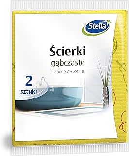 Stella ST1-PS-1699 - Paños de Esponja (2 Unidades), Color Amarillo