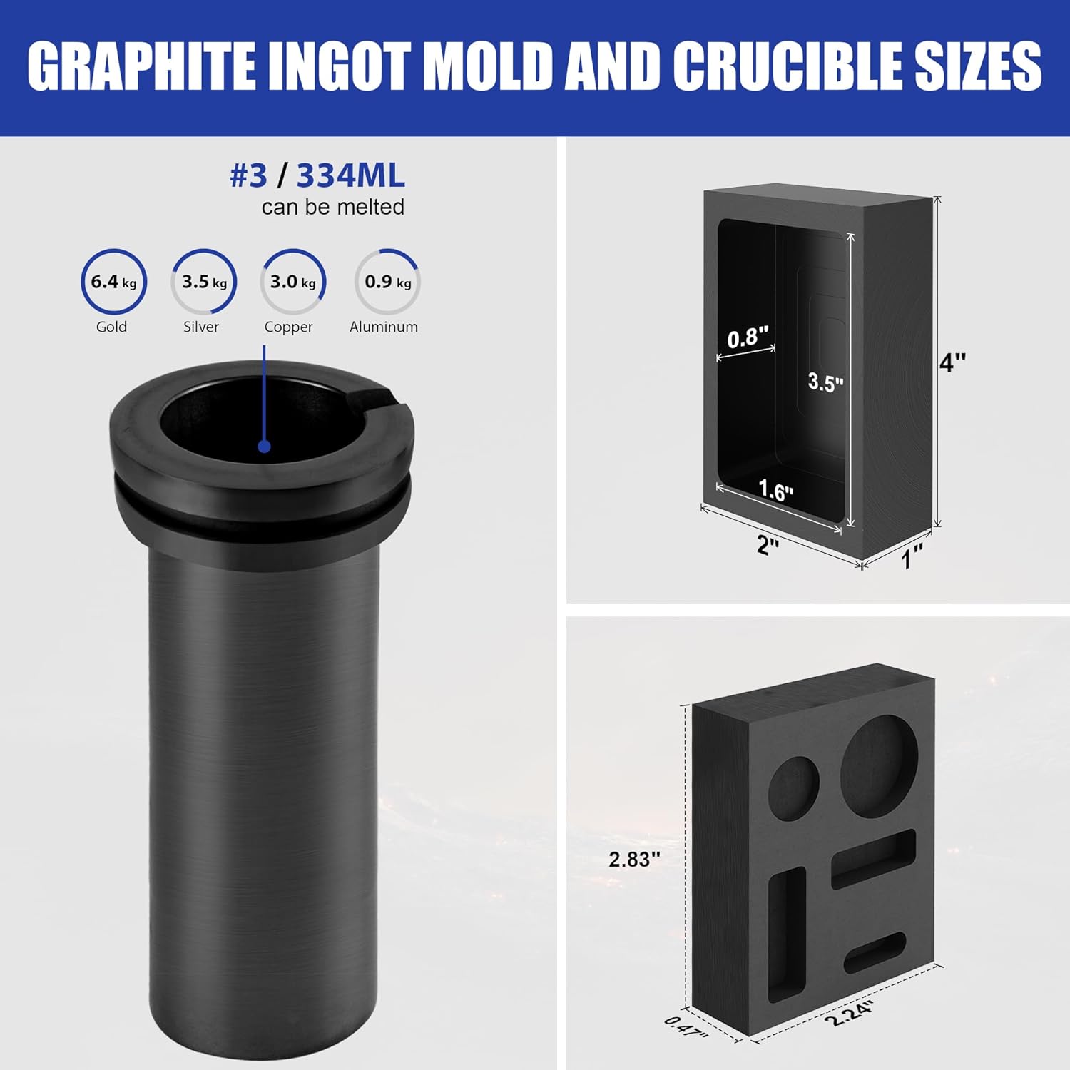 MMasters Electric Melting Furnace 3KG, Digital PID Temperature Control, Metal Melting Tool for Gold, Silver, Copper, Scrap, DIY Casting & Jewelry Making