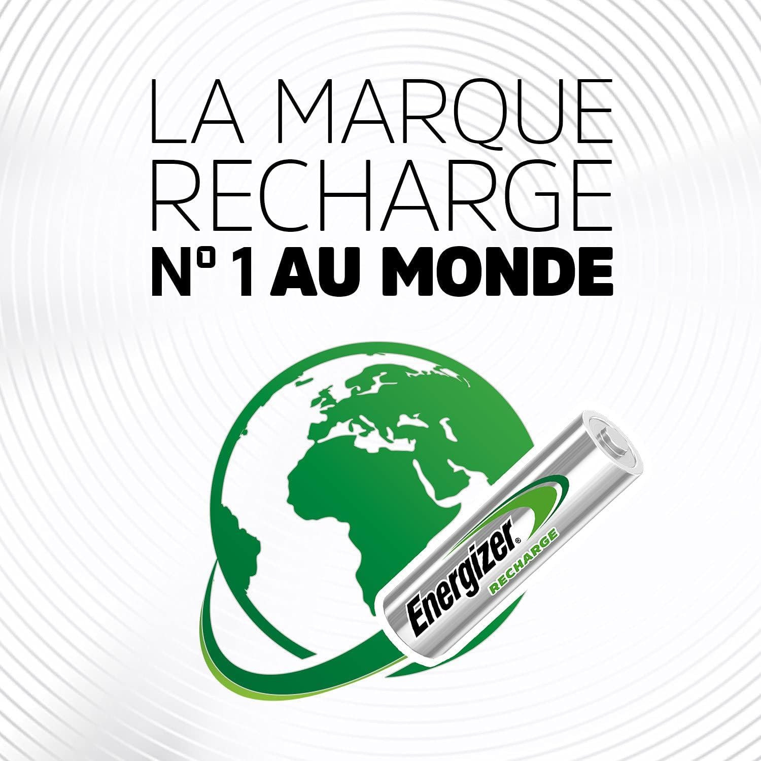 Energizer Recharge Power Plus - Piles Rechargeables AA + AAA (Lot de 16) - pré-chargées - Puissance Longue durée - 1000 Cycles - Emballage 100% Recyclable et sans Plastique