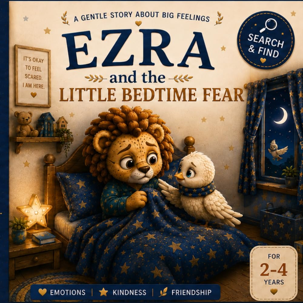 Ezra and the Little Bedtime Fear: A comforting bedtime story about fear, courage, and feeling safe at night. (Ezra & Nova)