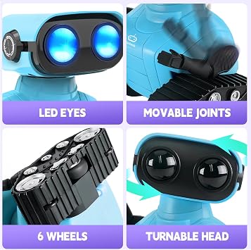 Robot Toys Rechargeable Emo Robot with Auto-Demonstration Smart Robot Toy