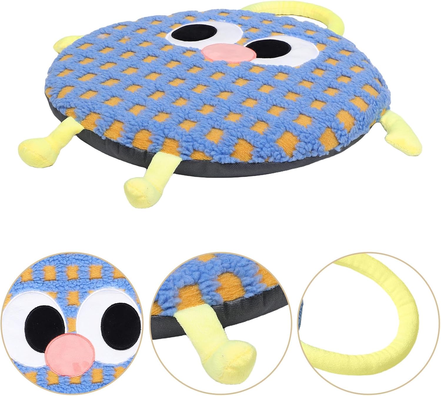 OSALADI Memory Foam Chair Pad for Benches, Cute Plush Seat Cushion