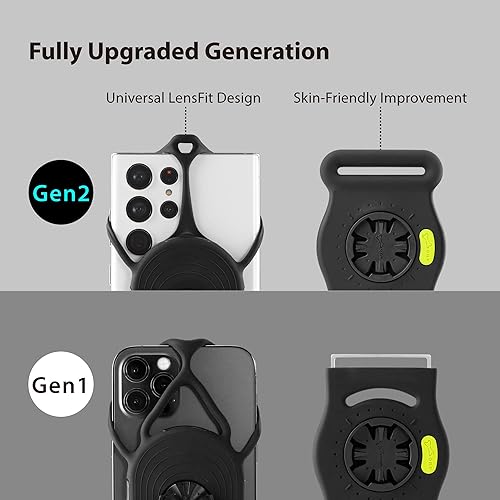 Miniatura 6 de BONE Run Tie Connect Kit 2, soporte para teléfono celular para correr, brazalete deportivo desmontable y giratorio de 360, soporte de teléfono de