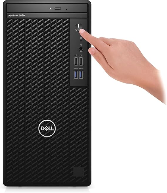 Dell OptiPlex 3000 3080 Desktop Computer - Intel Core i5 10th Gen i5-10505 Hexa-core (6 Core) 3.20 GHz - 8 GB RAM DDR4 SDRAM - 1 TB HDD - Mini-Tower - Black