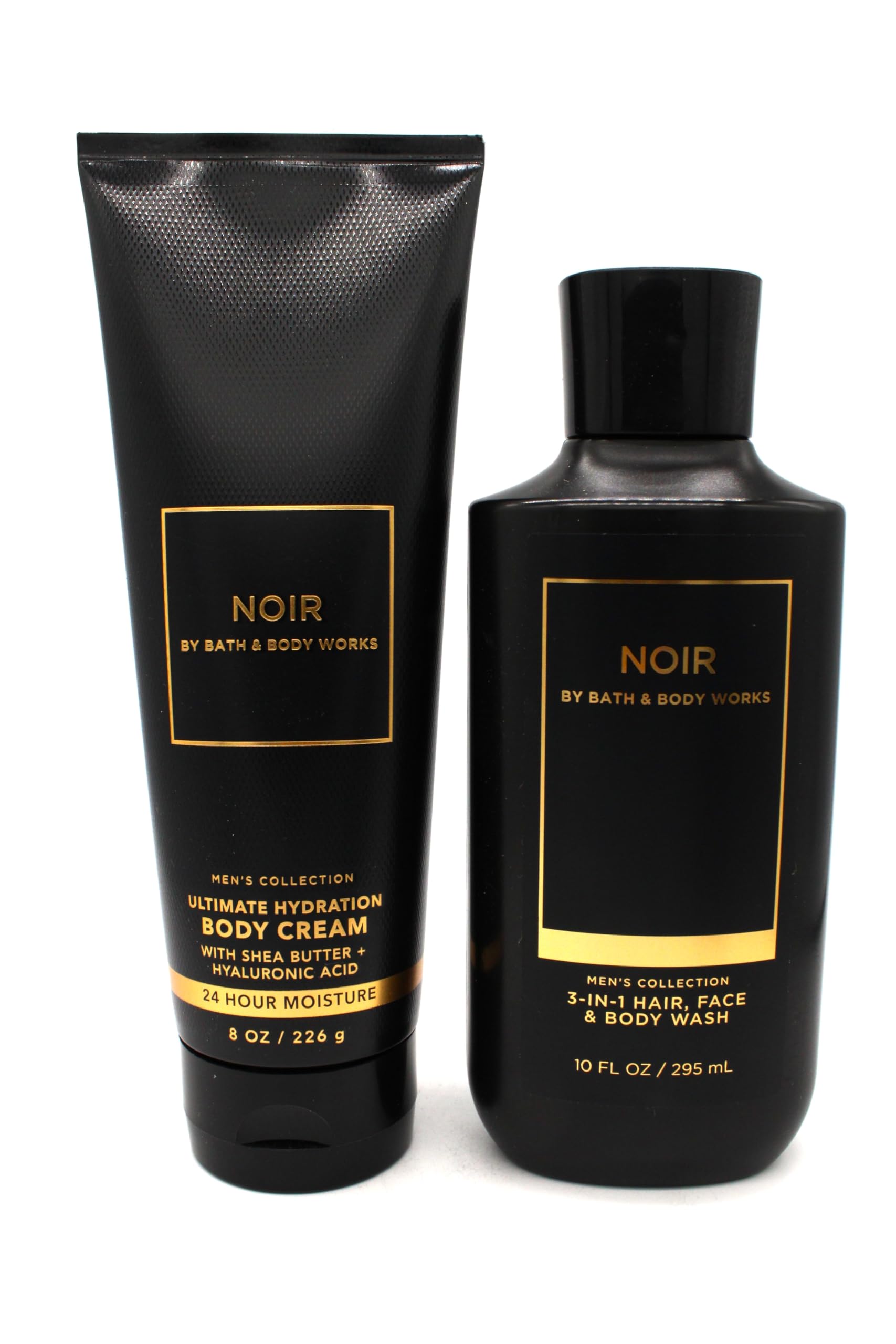 Noir, BBW Bath and Body, Bundle Set of Body Wash and Body Cream