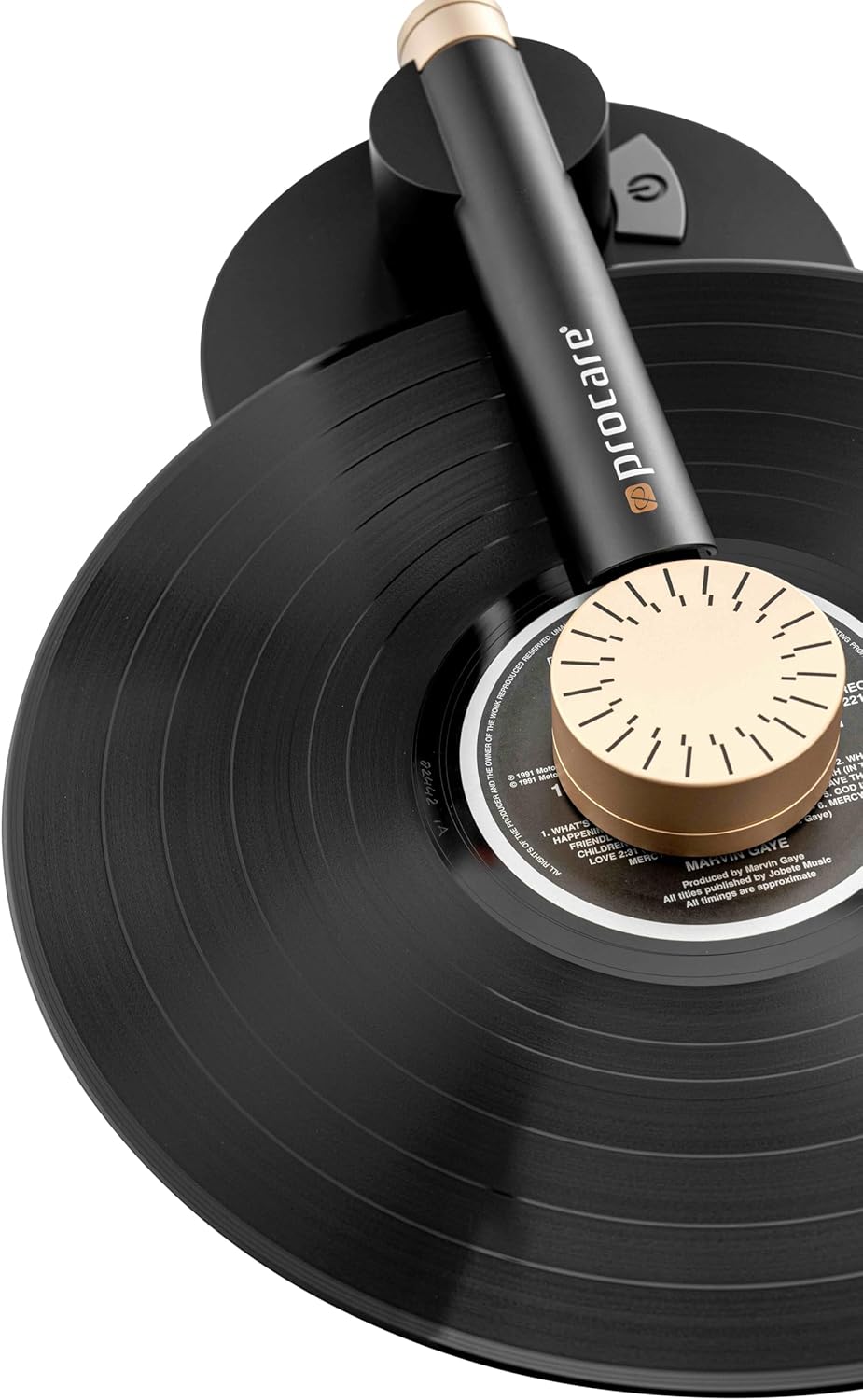 ProcareSelect Vinyl-Xperience Record Cleaning Kit PRO – Includes Record Cleaning Machine, Carbon Fiber Anti-Static Brush, Soft Velvet Record Brush, Soft tip Silicon Blower, Record Weight stabilizer