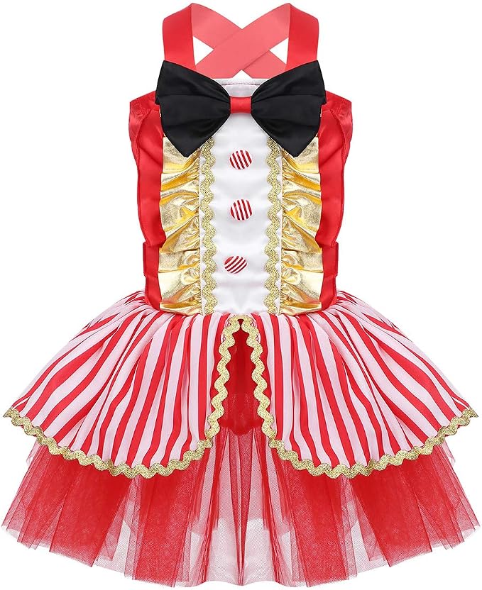 Freebily Domatrice Circo Bambina Domatore Circo Costume Presentatore Barnum  Costume Carnevale Bambina Principessa Rosso Allenatore Vestito Tutu Bambina  Ballerina Rosso 12-18 Mesi : Amazon.it: Giochi e giocattoli
