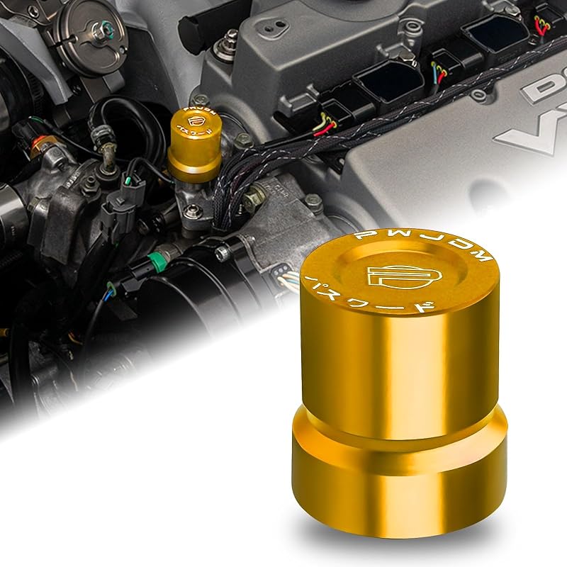Tampa de proteção do solenoide VTEC x xotic tech dourada para motores Honda e Acura B/D/H-Series – 1 unidade