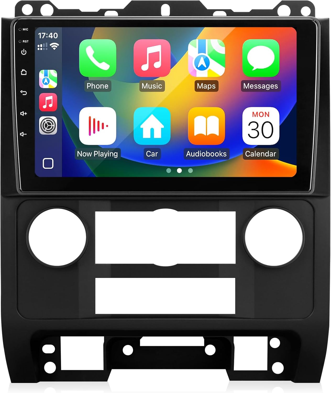 for Ford Escape 2007-2012 Radio Compatible with Wirelessly Carplay Android Auto Upgrade Car Stereo Bluetooth Navigation Touch Screen GPS FM WiFi Media Player Backup Camera Head Unit