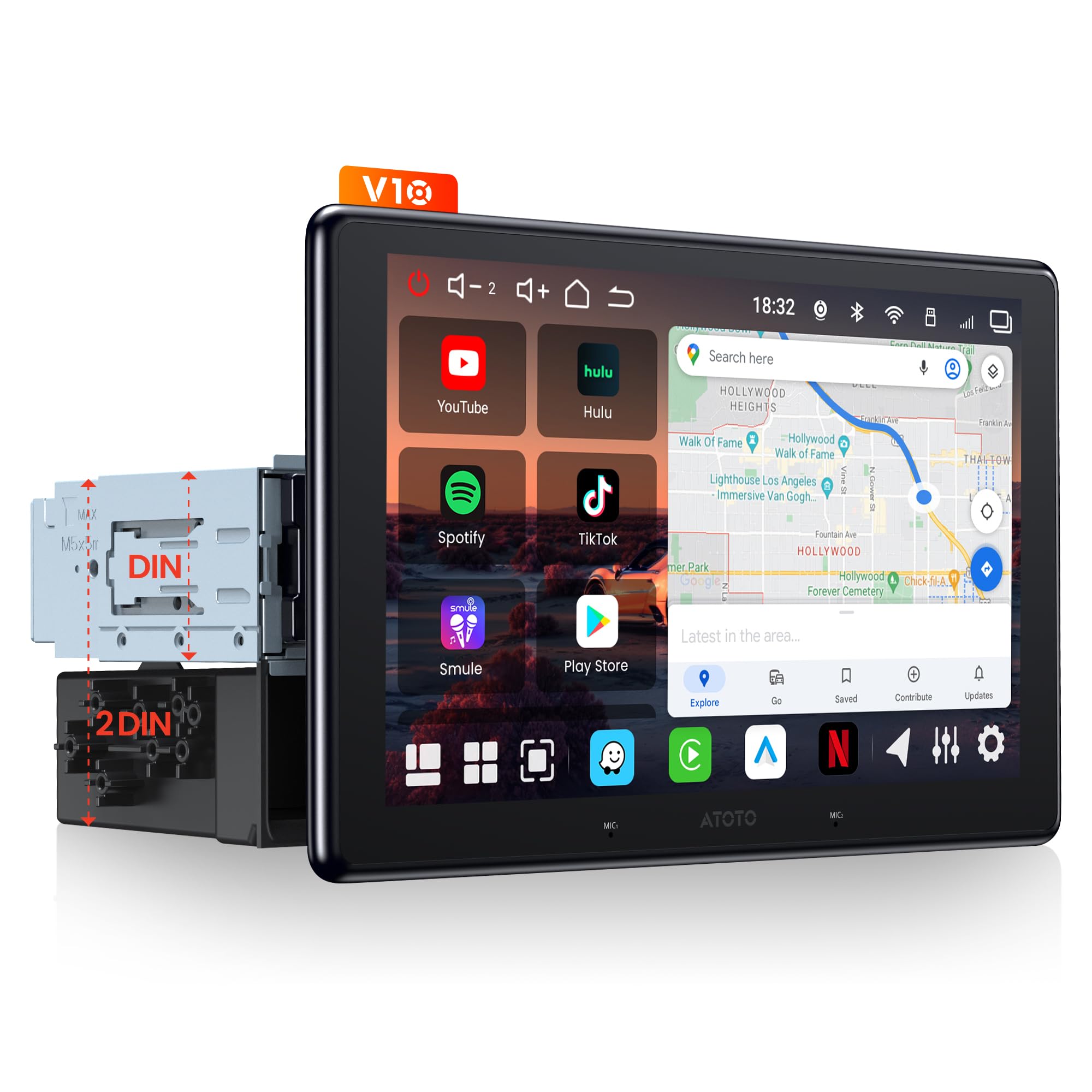 ATOTO V10 OC 10インチ　新品未開封　6G+128G Amazon.com: ATOTO V10 10.1