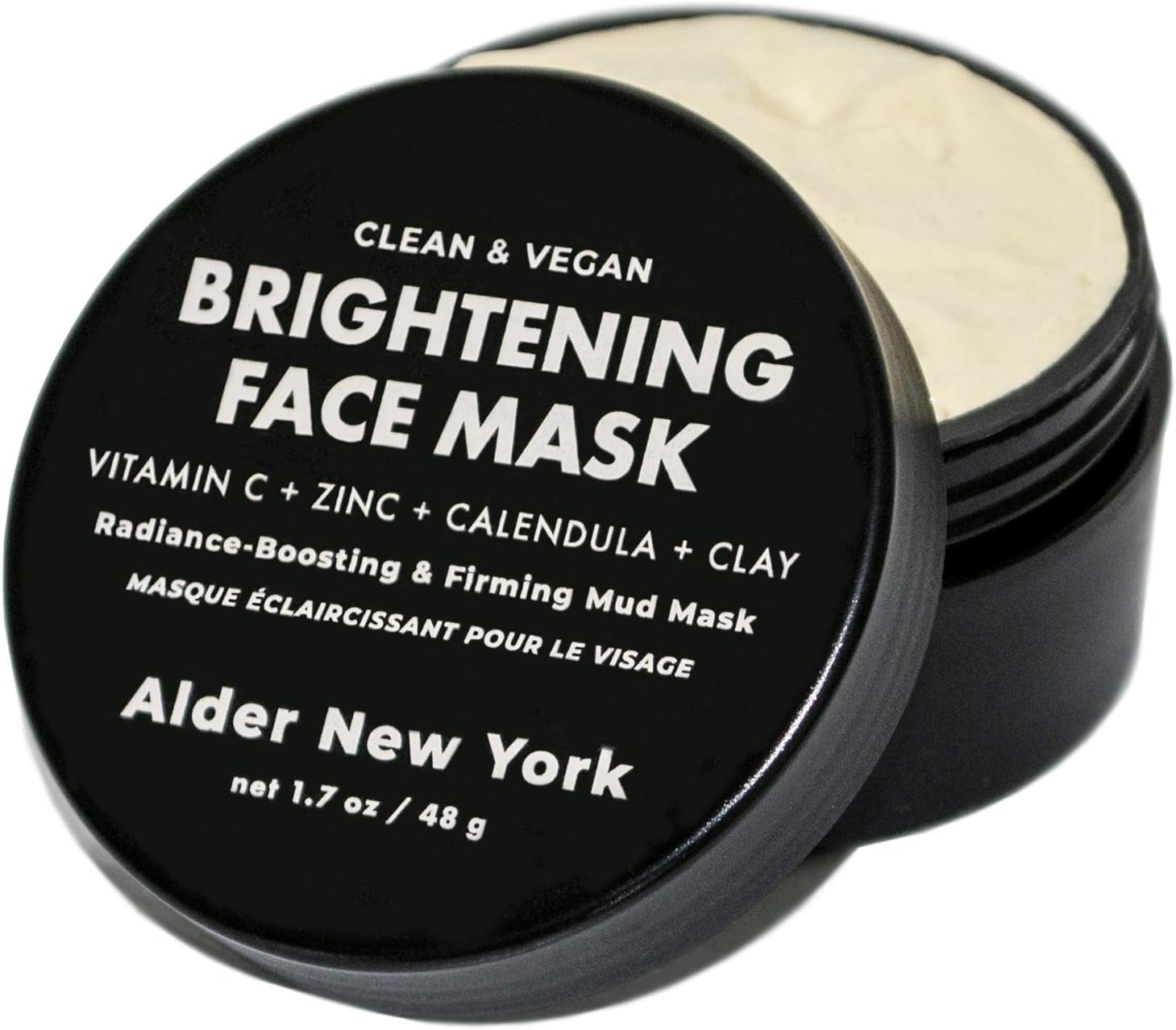 Alder New York Brightening Face Mask- Radiance Boosting Vitamin C & Calendula Exfoliating Mud Face Mask