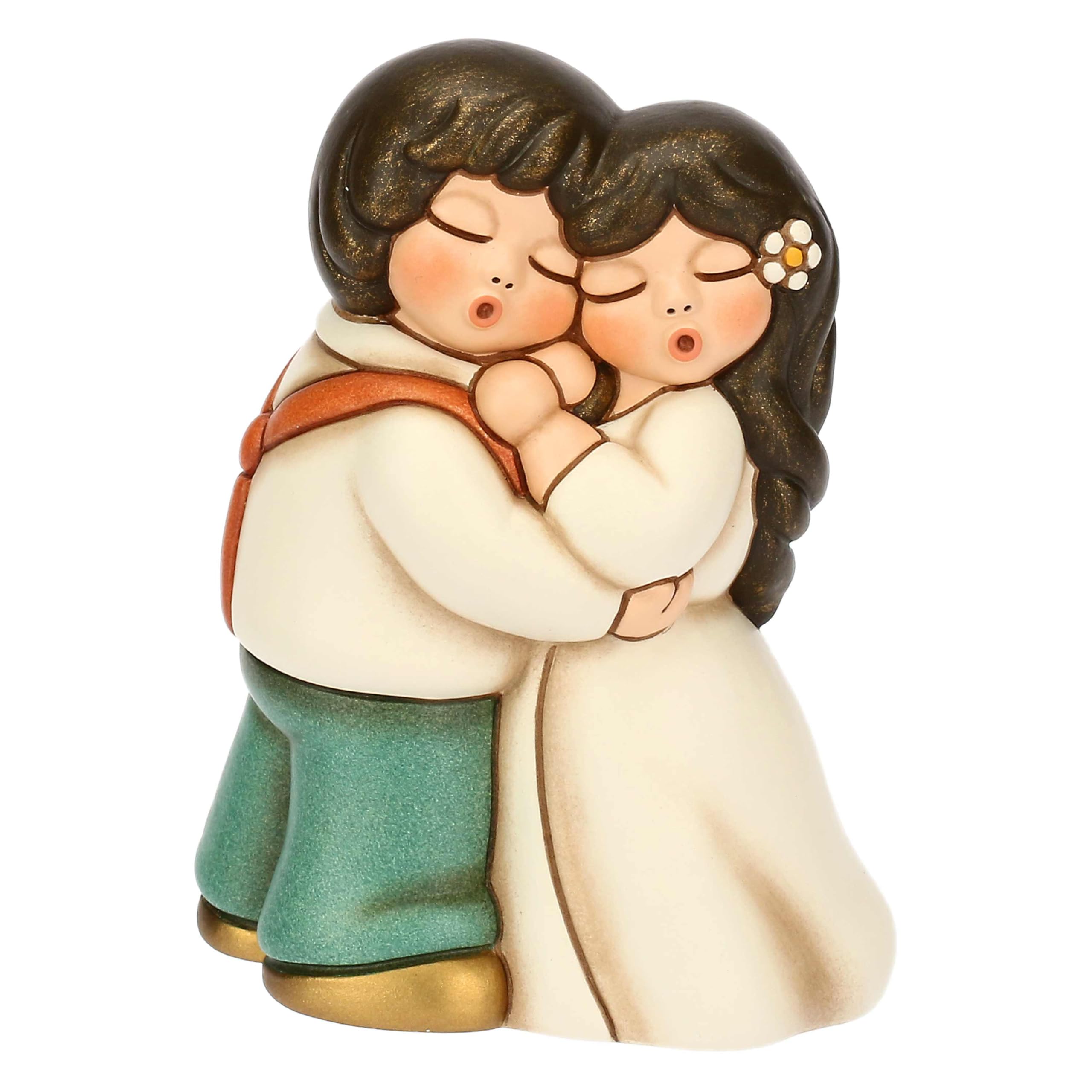 THUN - Hugged Brides - Large Ceramic - Favour Collection - 7.5 x 5.3 x 10.2 cm