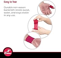 Vista 28 de Cramer Eco-Flex Self-Stick Stretch Tape, Cohesive Tape, Flexible Elastic Sports Tape, Athletic Training Room Supplies, Easy Tear & Self-Adherent