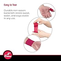 Vista 4 de Cramer Eco-Flex - Cinta elástica autoadhesiva, rosa, 2 pulgadas x 5 yardas, envoltura de vendaje atlético cohesiva, cinta deportiva flexible