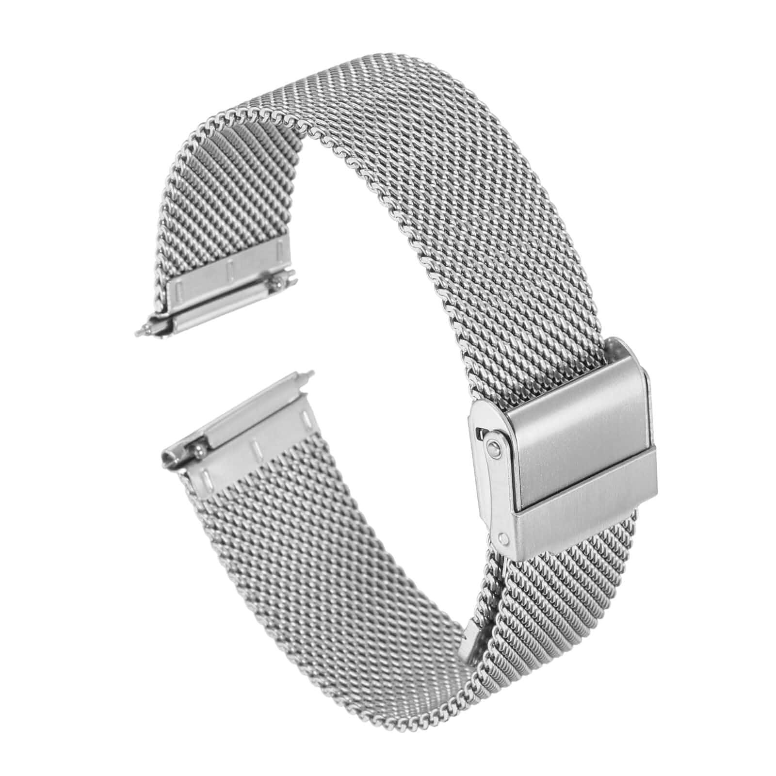 HARFINGTON 316L Stainless Steel Mesh Watch Band Quick Release Adjustable Metal Watch Strap for Men Women