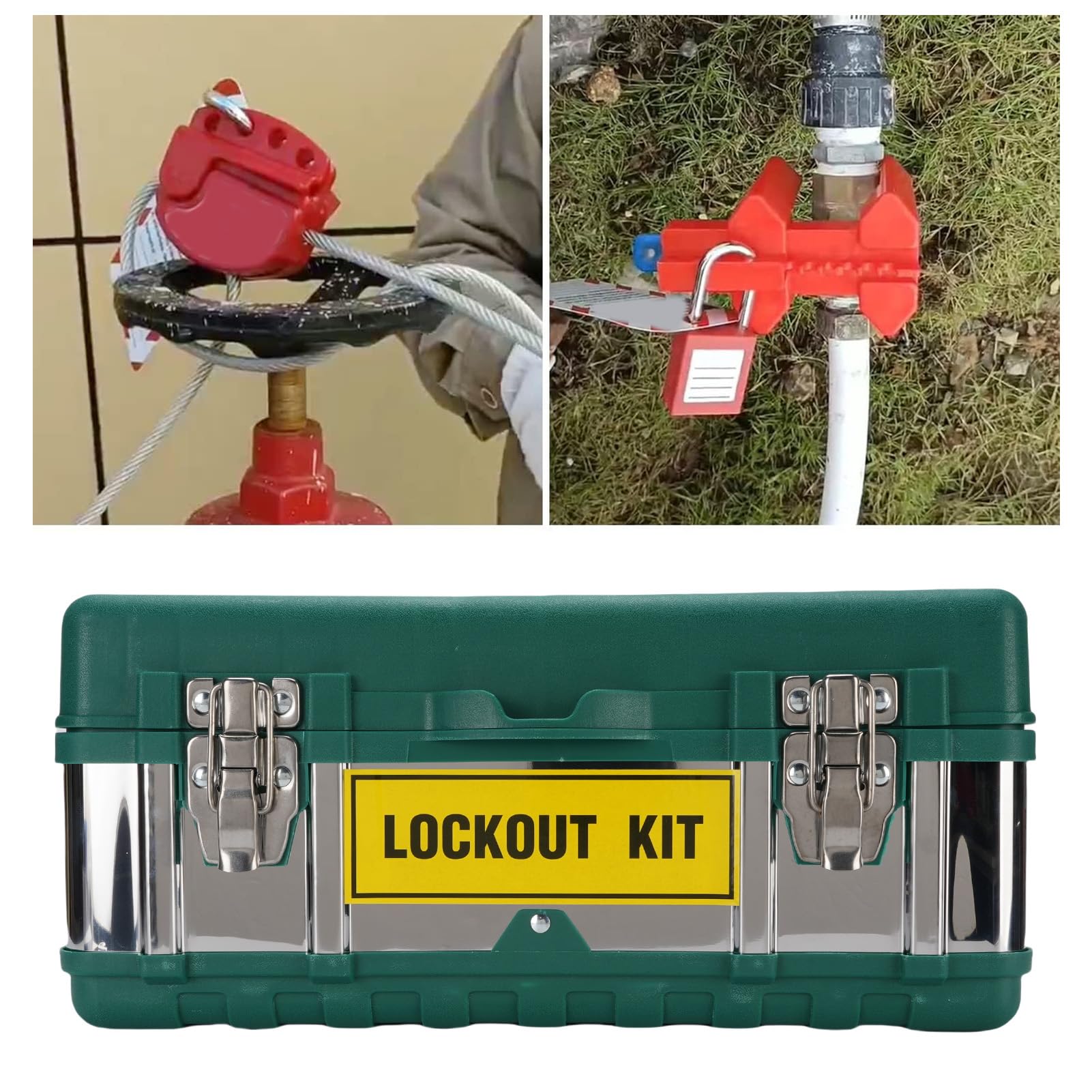 Lockout-Tagout-Box, Multifunktionale Lockout-Tagout-Station, Keine weitere Ausrüstung, Lockout-Tagout-Station, Lockout- und Tagout-Kit für Industrieelektrik (nur Box)