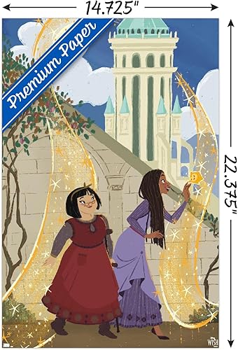 Miniatura 3 de Trends International Disney Wish - Póster de collage de 3 (amigos), póster de pared, 14.72 x 22.37 pulgadas, versión premium sin marco