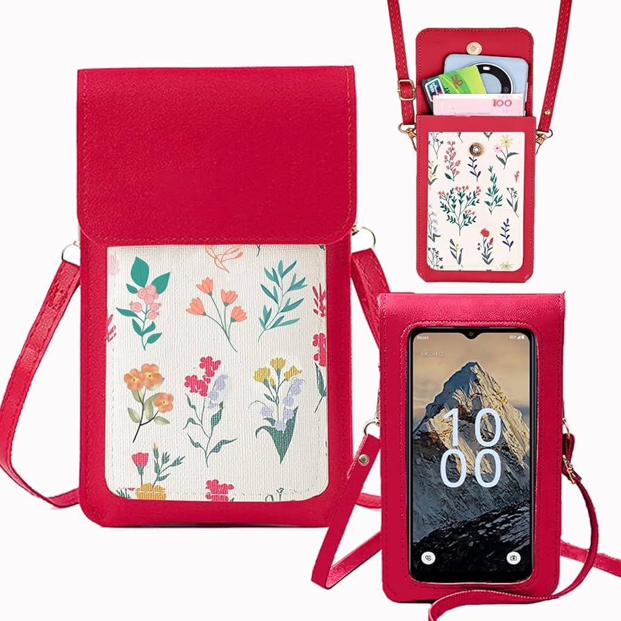 Amazon.com: Tuxiwei Small Crossbody Cell-Phone Case for