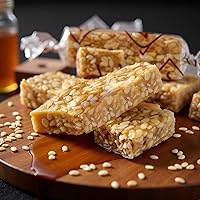 Vista 7 de SweetGourmet Crujiente de miel de sésamo, dulces totalmente naturales, envueltos individualmente, 1 libra