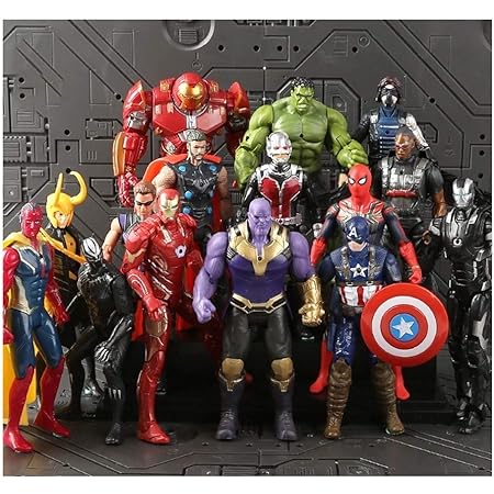 Amazon ディズニーストア 公式 フィギュアセット マーベル アベンジャーズ エンドゲーム マーベル フィギュア ドール 通販