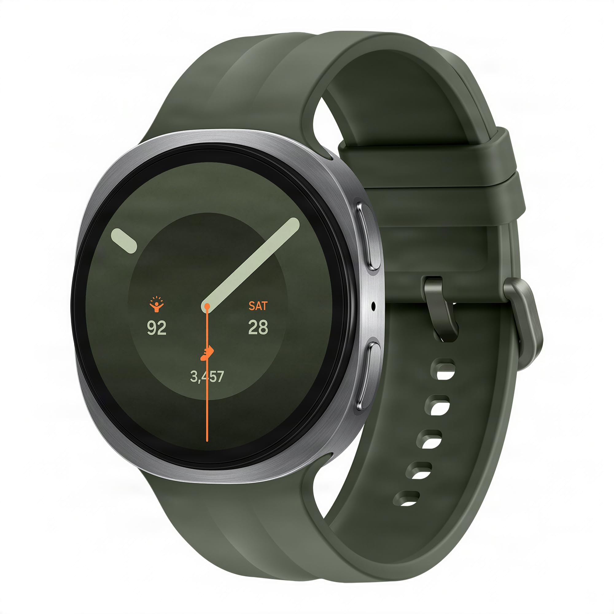 Samsung Galaxy Watch9 AI Smartwatch, 44mm, Cushion Design, LTE, Silver