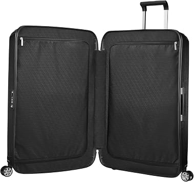 Samsonite Lite-Box - Premium Hard-Shell Suitcase, Medium Size 69 cm, 4-Wheel Suitcase, Lightweight, TSA Lock, 75L - 2.80 kg - Black